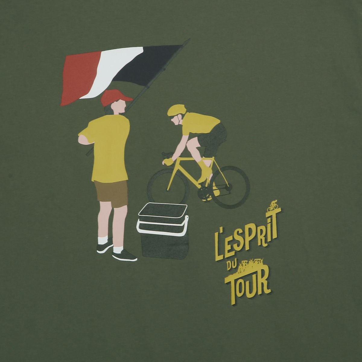 스포츠 일러스트레이티드(SPORTS ILLUSTRATED) CYCLING LESPRIT DU TOUR HALF SLEEVE (LIGHT KHAKI)