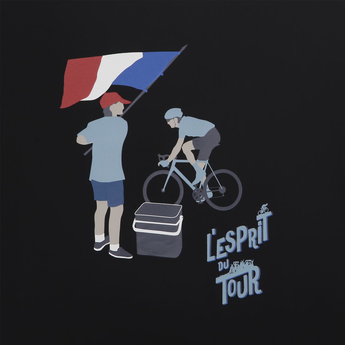 스포츠 일러스트레이티드(SPORTS ILLUSTRATED) CYCLING LESPRIT DU TOUR HALF SLEEVE (BLACK)