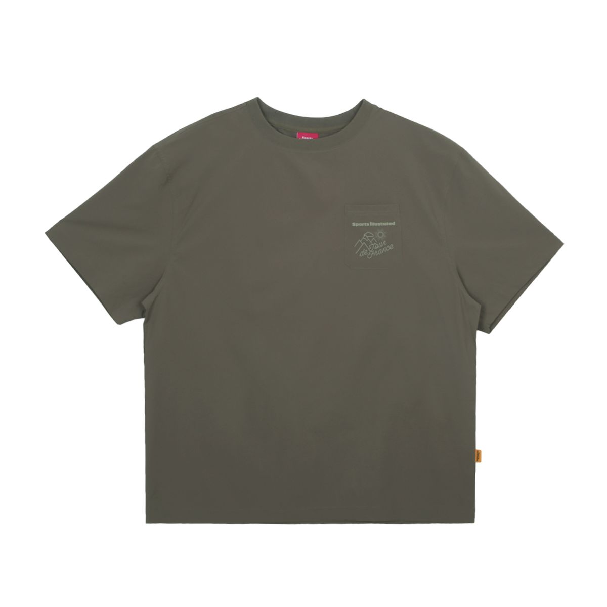 스포츠 일러스트레이티드(SPORTS ILLUSTRATED) CYCLING WOVEN POCKET HALF SLEEVE (DARK KHAKI)