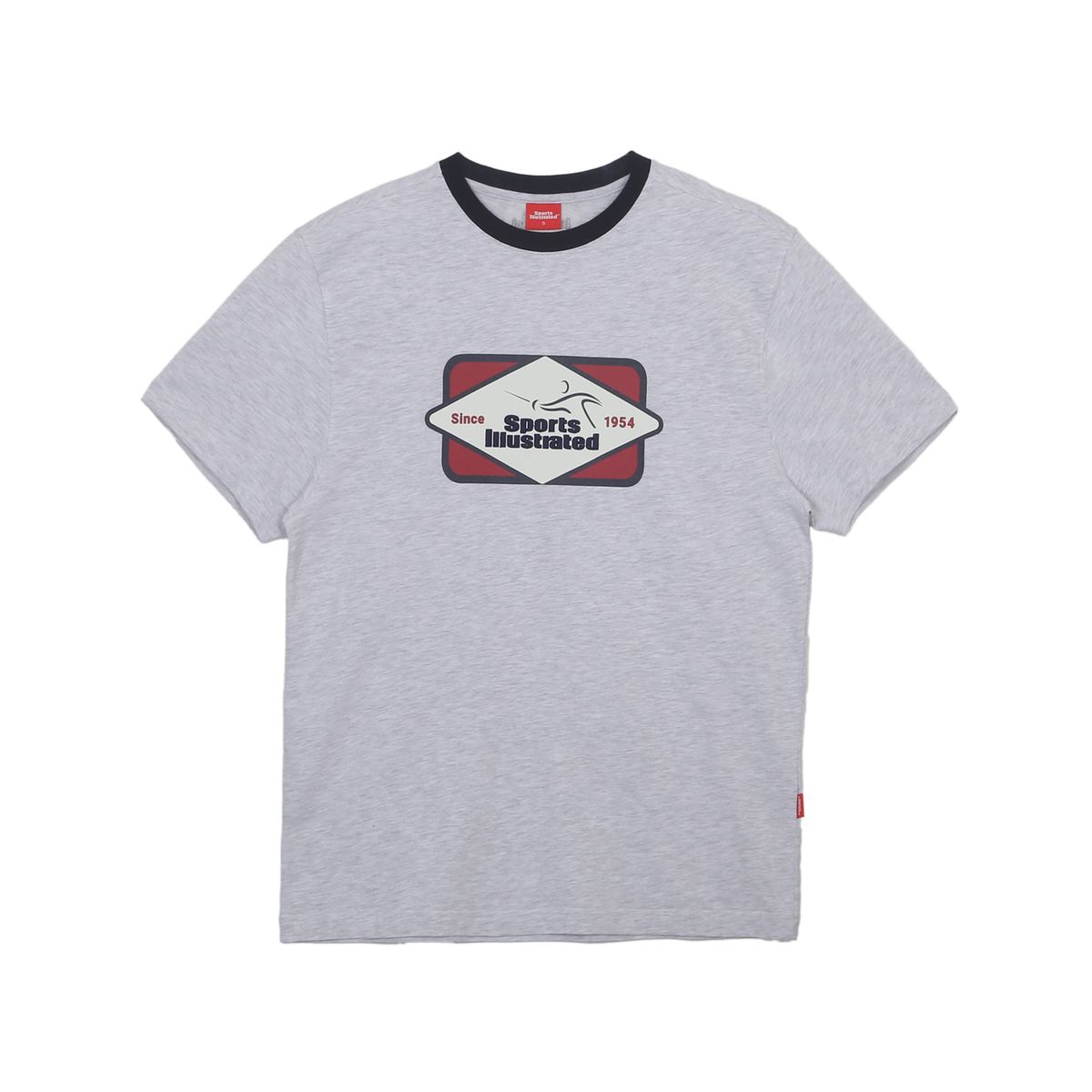 스포츠 일러스트레이티드(SPORTS ILLUSTRATED) FENCING LOGO HALF SLEEVE (MELANGE GREY)