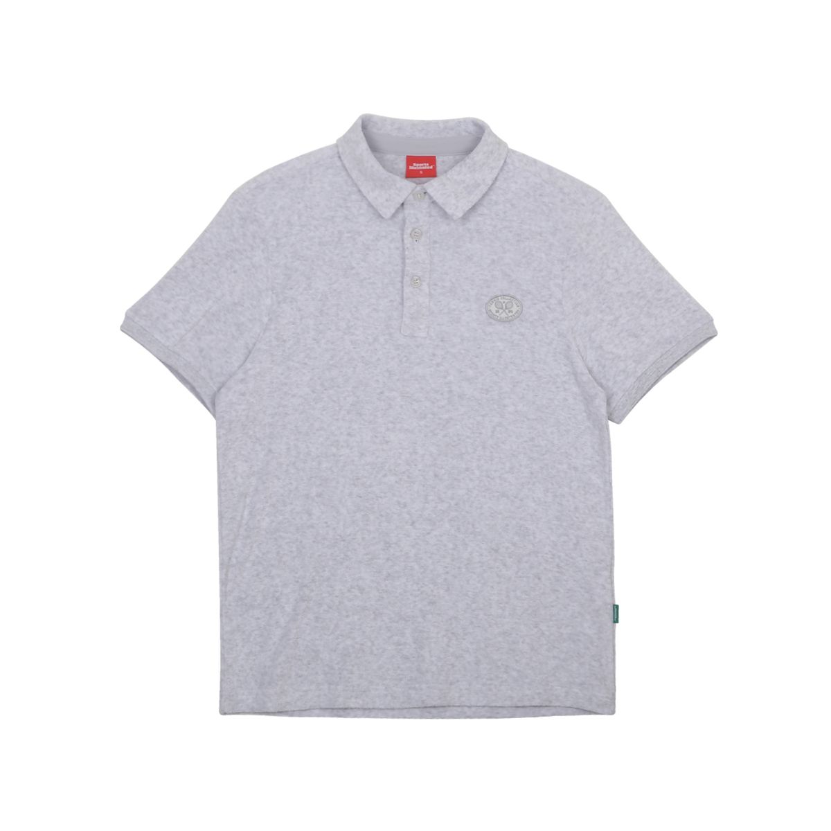 스포츠 일러스트레이티드(SPORTS ILLUSTRATED) TENNIS HALF SLEEVE COLLARED T-SHIRT (MELANGE GREY)