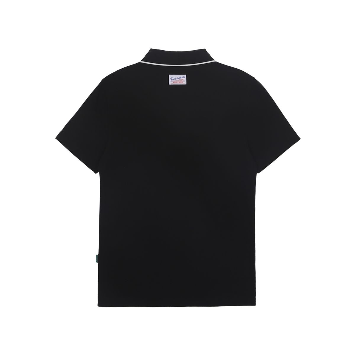 스포츠 일러스트레이티드(SPORTS ILLUSTRATED) TENNIS HALF SLEEVE ICON LOGO COLLARED T-SHIRT (BLACK)