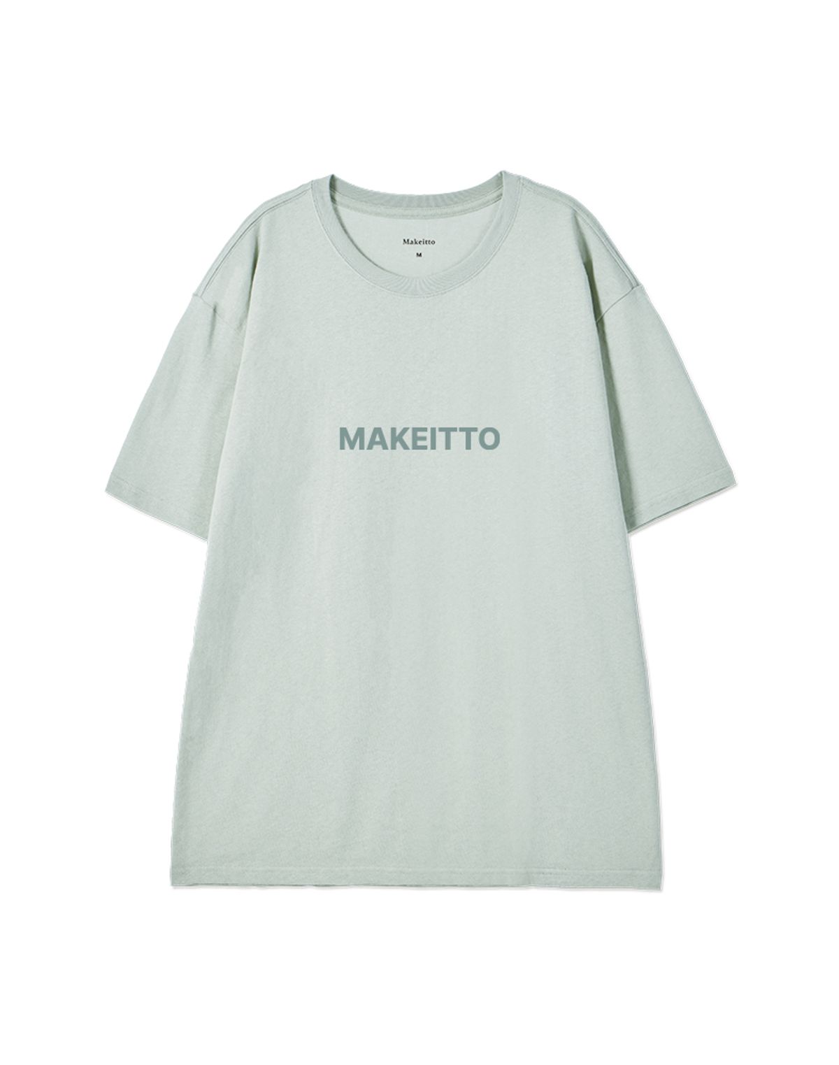 메이킷투(MAKEITTO) [SQUARE LOGO] CREW NECK TEE_MINT