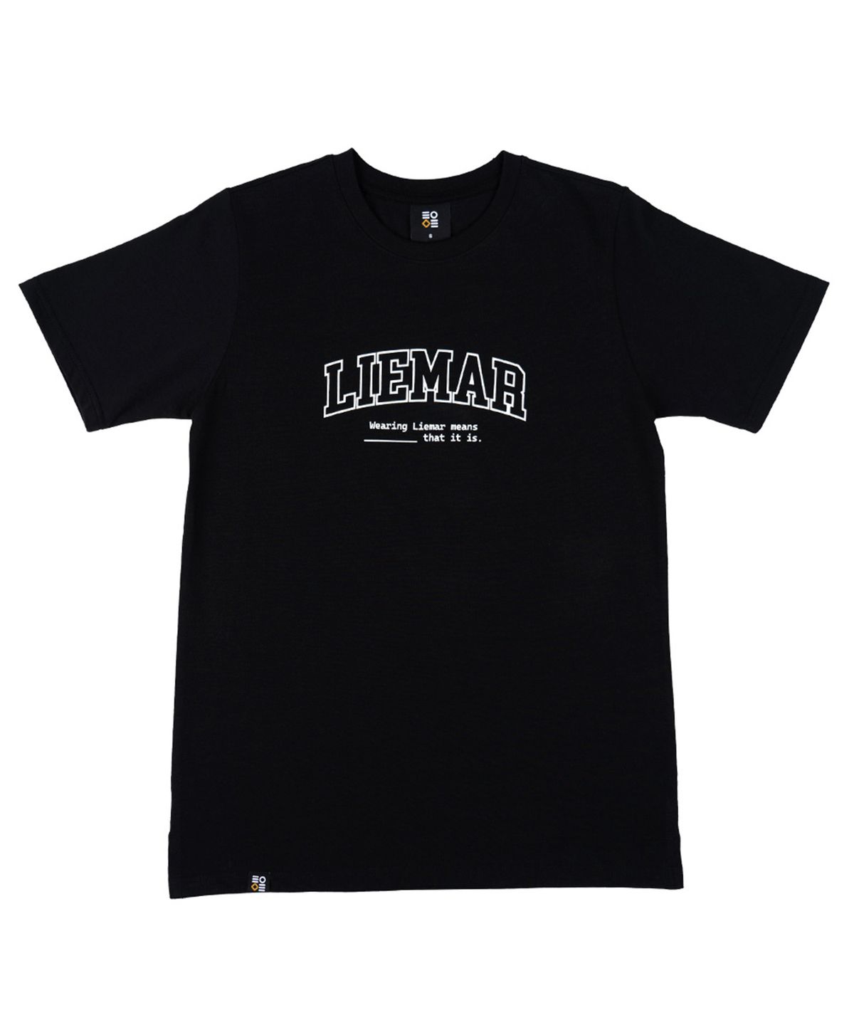 리에마르(LIEMAR) 시그니처 화이트 코튼 티셔츠
