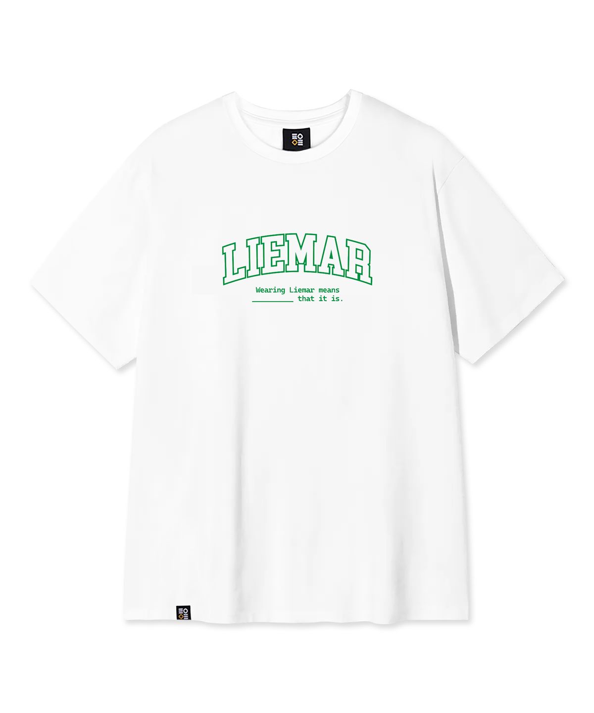 리에마르(LIEMAR) 시그니처 그린 코튼 티셔츠