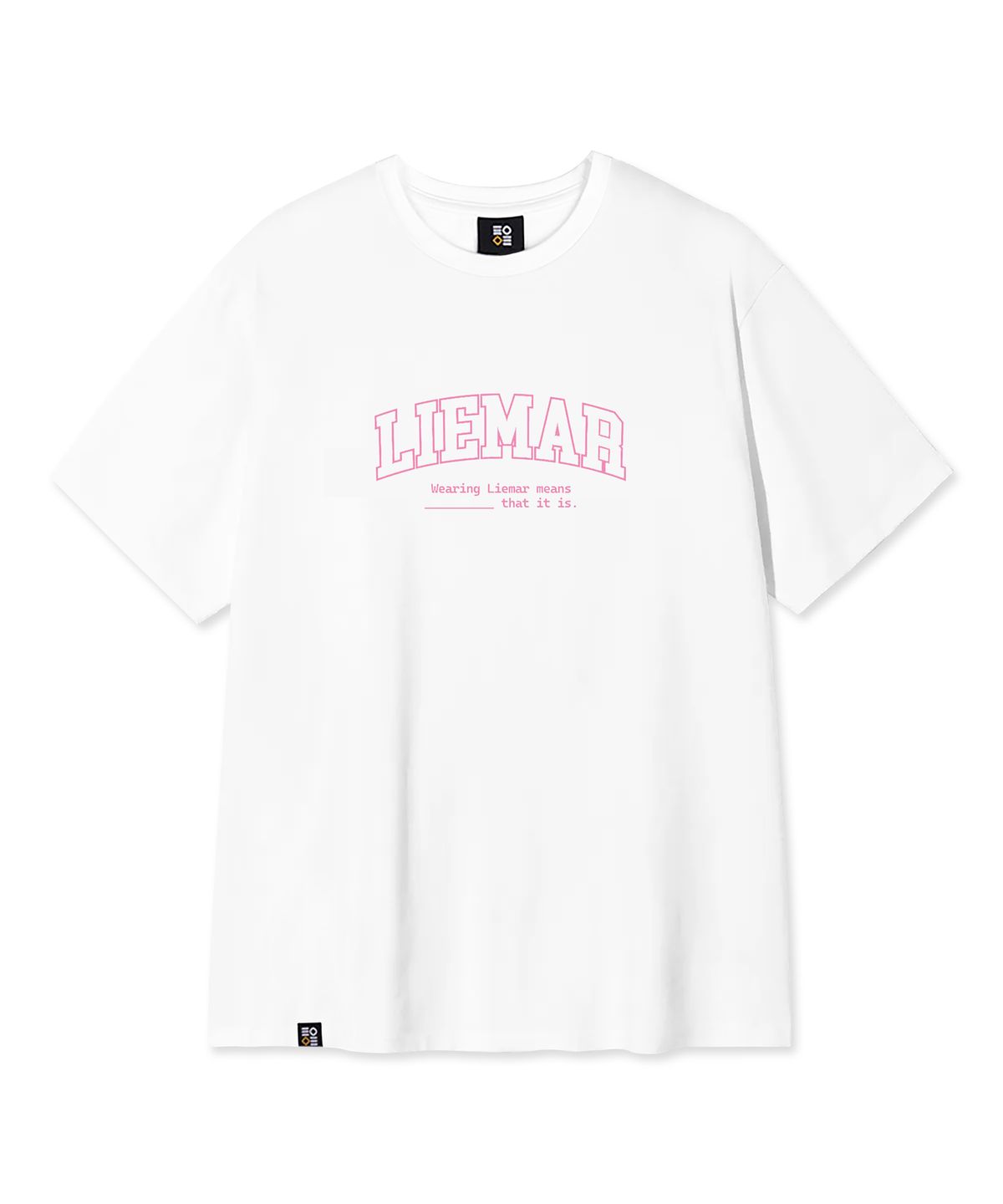 리에마르(LIEMAR) 시그니처 핑크 코튼 티셔츠