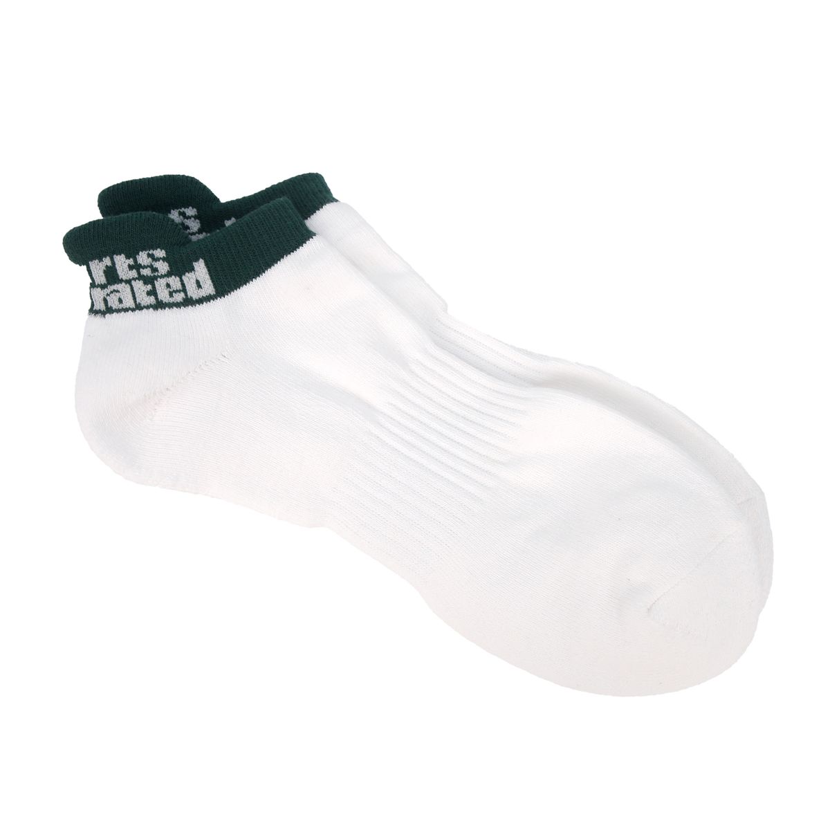 스포츠 일러스트레이티드(SPORTS ILLUSTRATED) TENNIS STACKED LOGO SHORT SOCKS (WHITE)