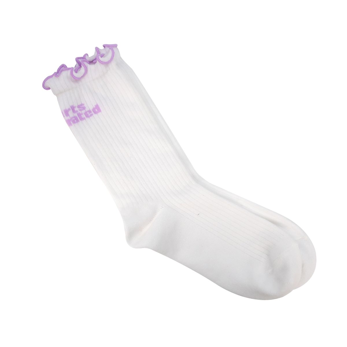 스포츠 일러스트레이티드(SPORTS ILLUSTRATED) TENNIS STACKED LOGO LACE SOCKS (WHITE)