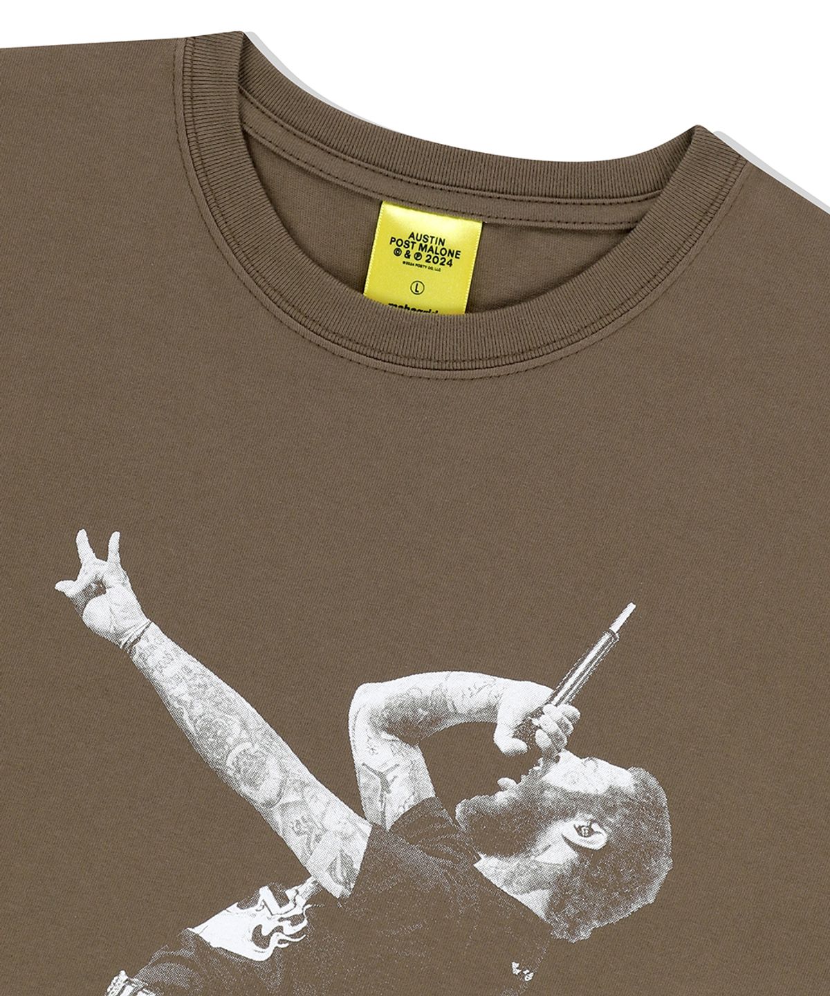 마하그리드(MAHAGRID) SIGN ME UP TEE BROWN(MG2EMMT521D)