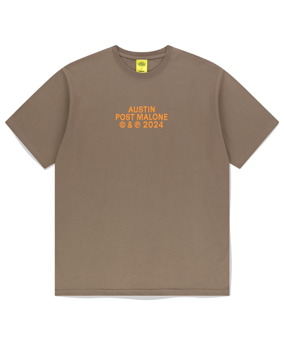 마하그리드(MAHAGRID) HOLD MY BREATH TEE MOCHA(MG2EMMT522D)