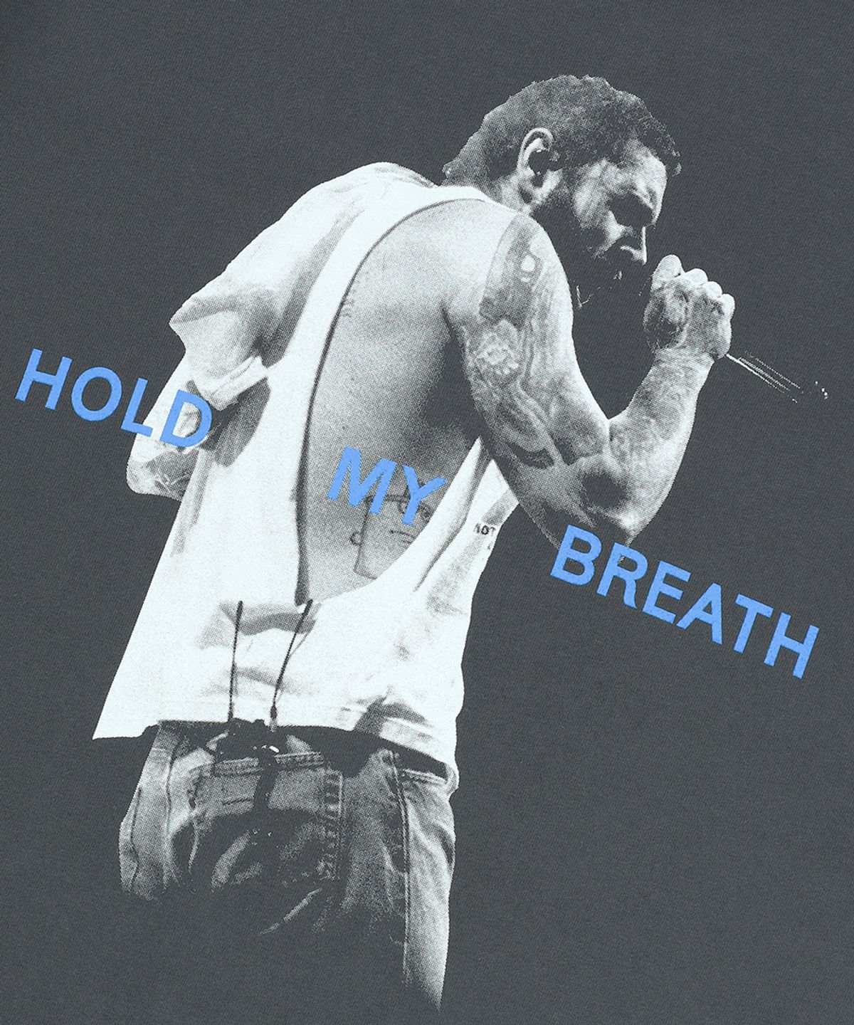 마하그리드(MAHAGRID) HOLD MY BREATH TEE CHARCOAL(MG2EMMT522D)