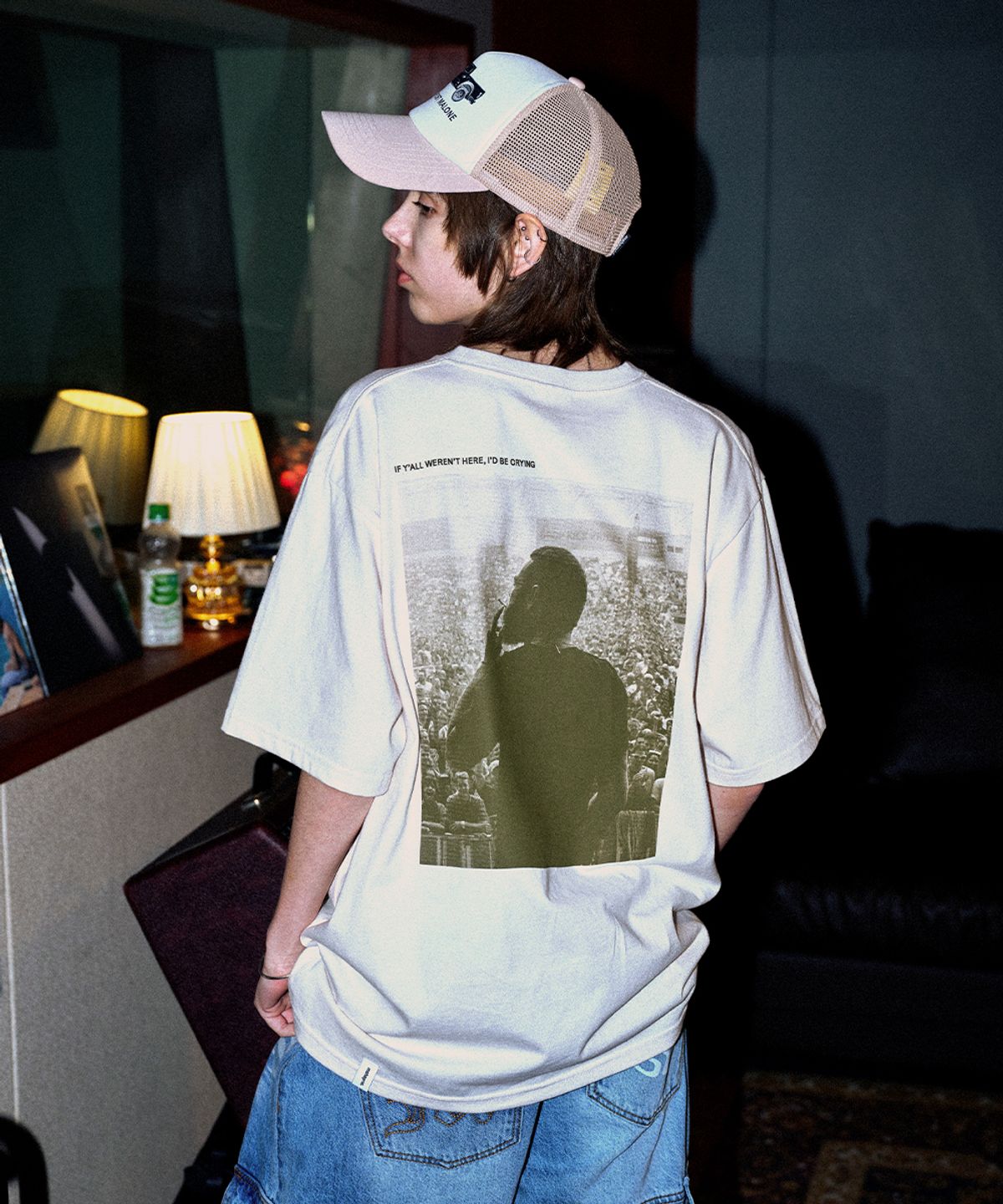마하그리드(MAHAGRID) SMOKING TOUR TEE BEIGE(MG2EMMT523D)
