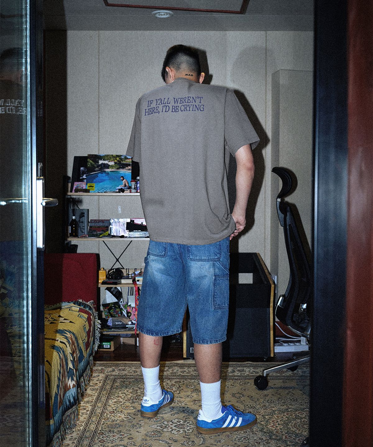 마하그리드(MAHAGRID) PHOTO TOUR TEE GREY(MG2EMMT524D)