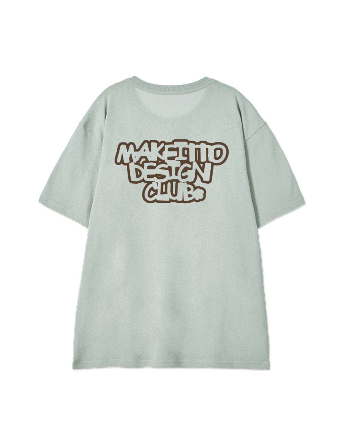 메이킷투(MAKEITTO) [DESIGN CLUB] CREW NECK TEE_MINT