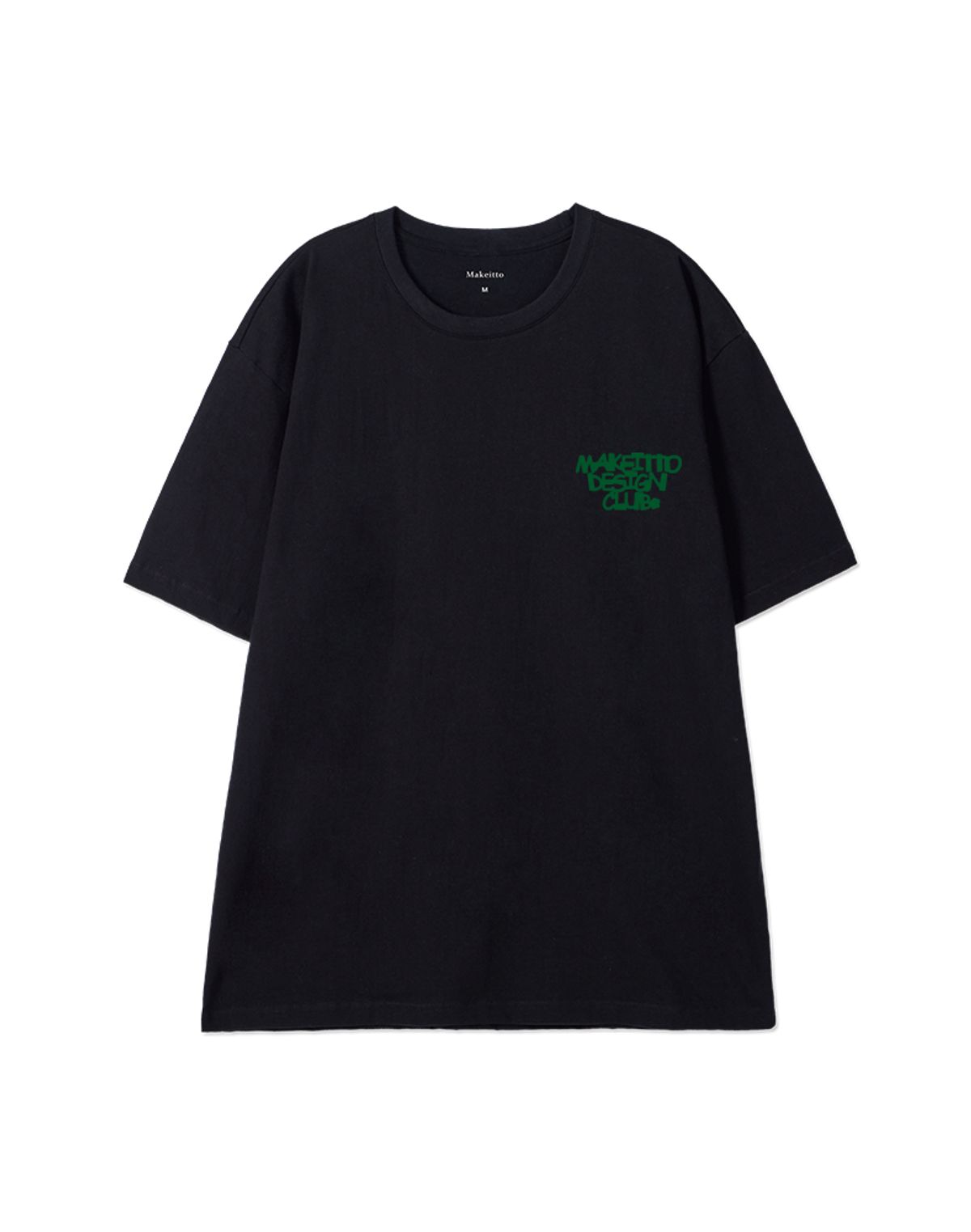 메이킷투(MAKEITTO) [DESIGN CLUB] CREW NECK TEE_BLACK