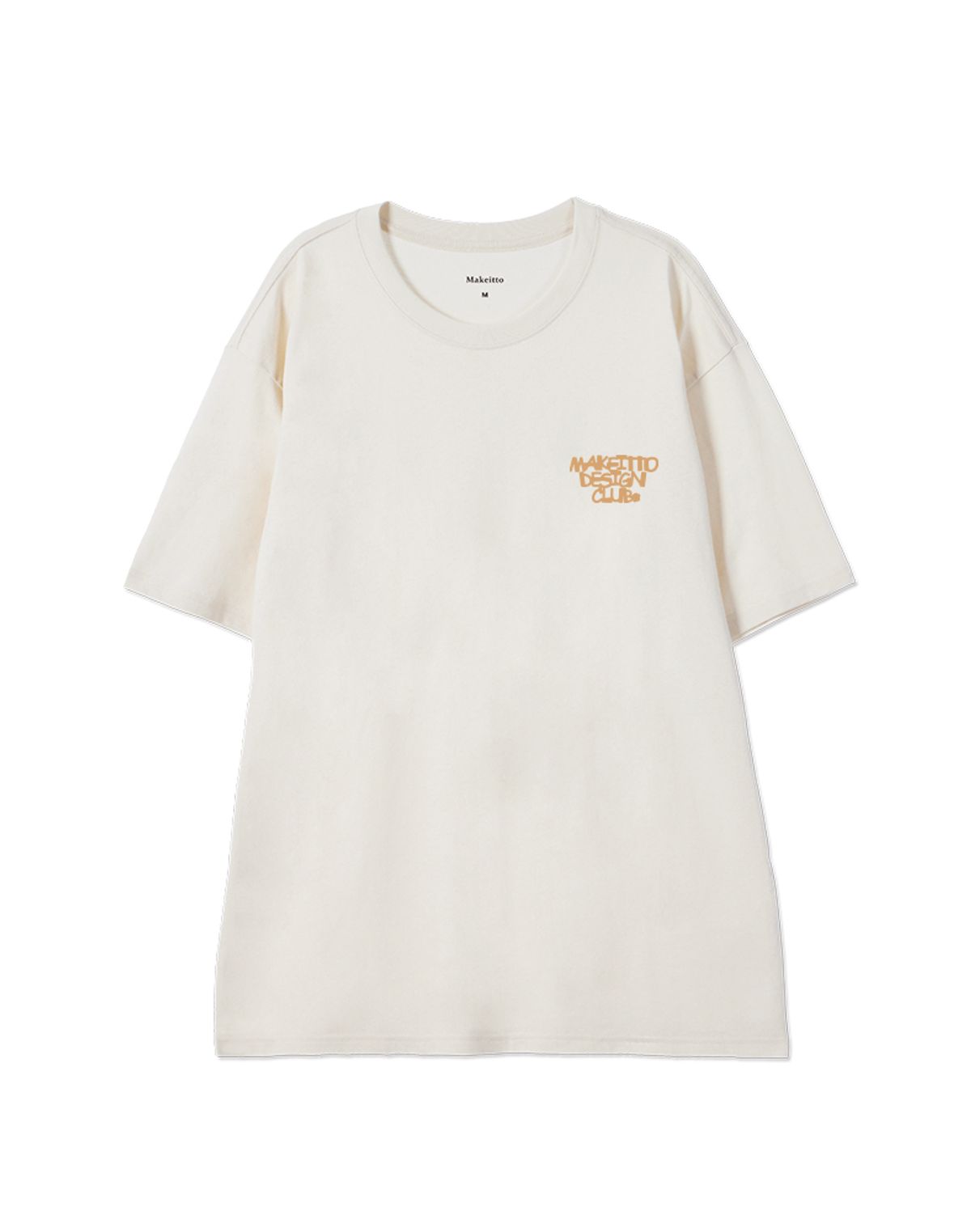 메이킷투(MAKEITTO) [DESIGN CLUB] CREW NECK TEE_CREAM
