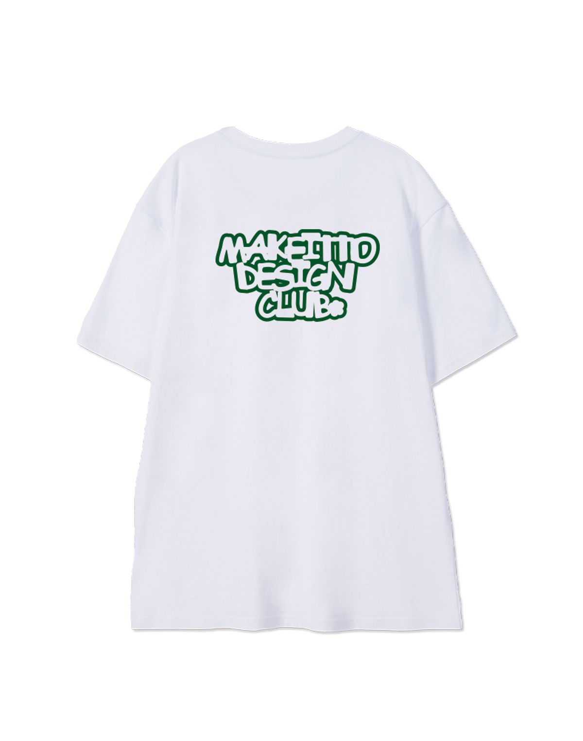 메이킷투(MAKEITTO) [DESIGN CLUB] CREW NECK TEE_WHITE