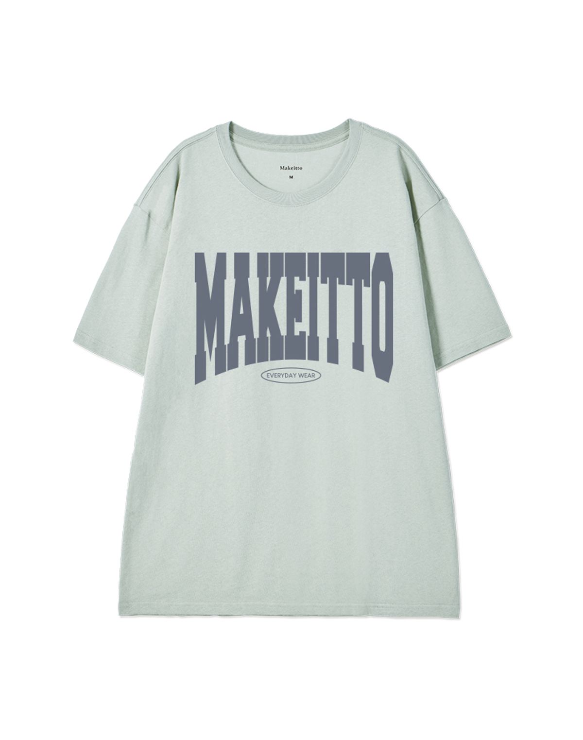 메이킷투(MAKEITTO) [NAME LOGO] CREW NECK TEE_MINT
