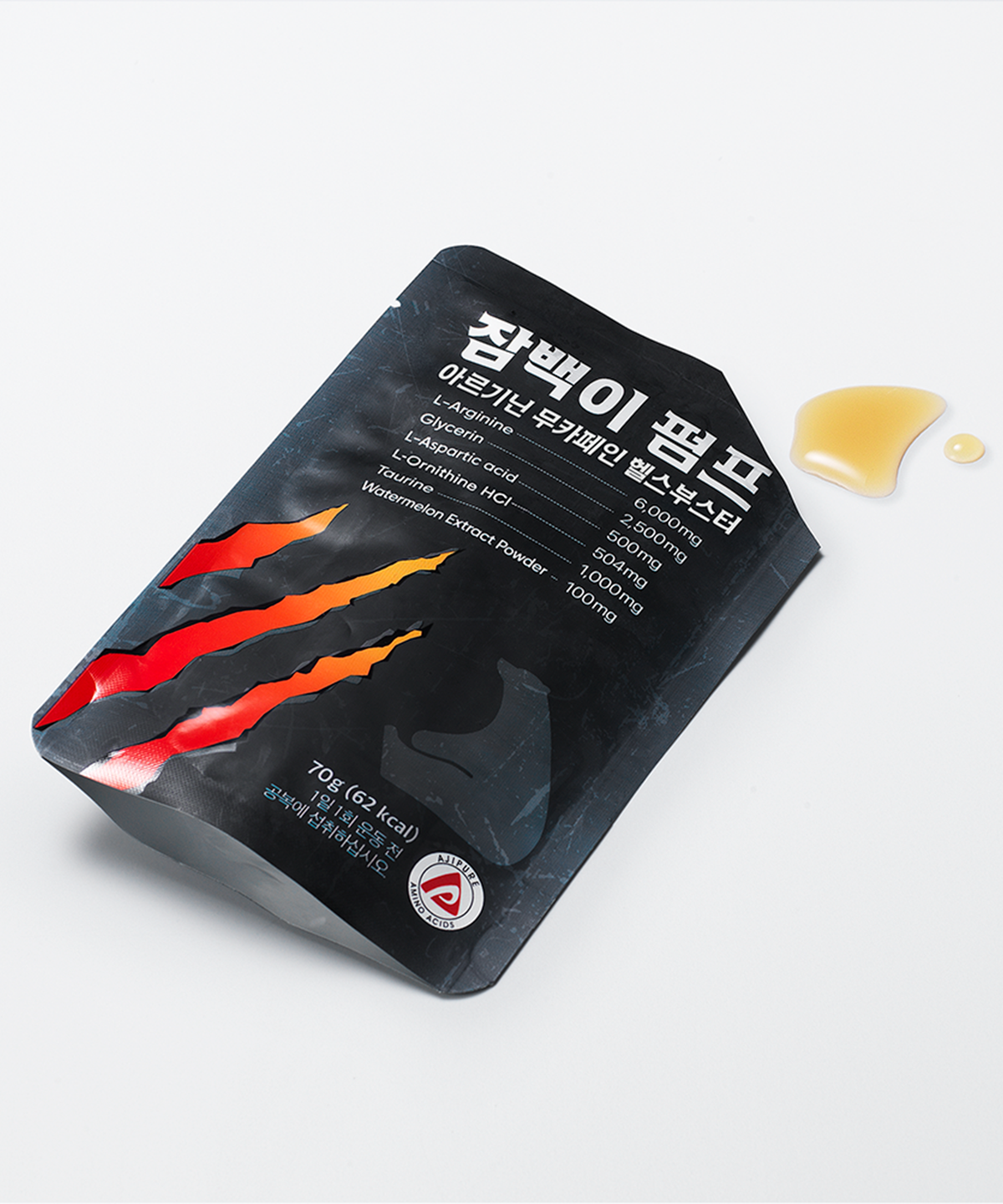 잠백이(JAMBAEKEE) 헬스부스터 펌프 운동전부스터 아르기닌 70ml 30개입