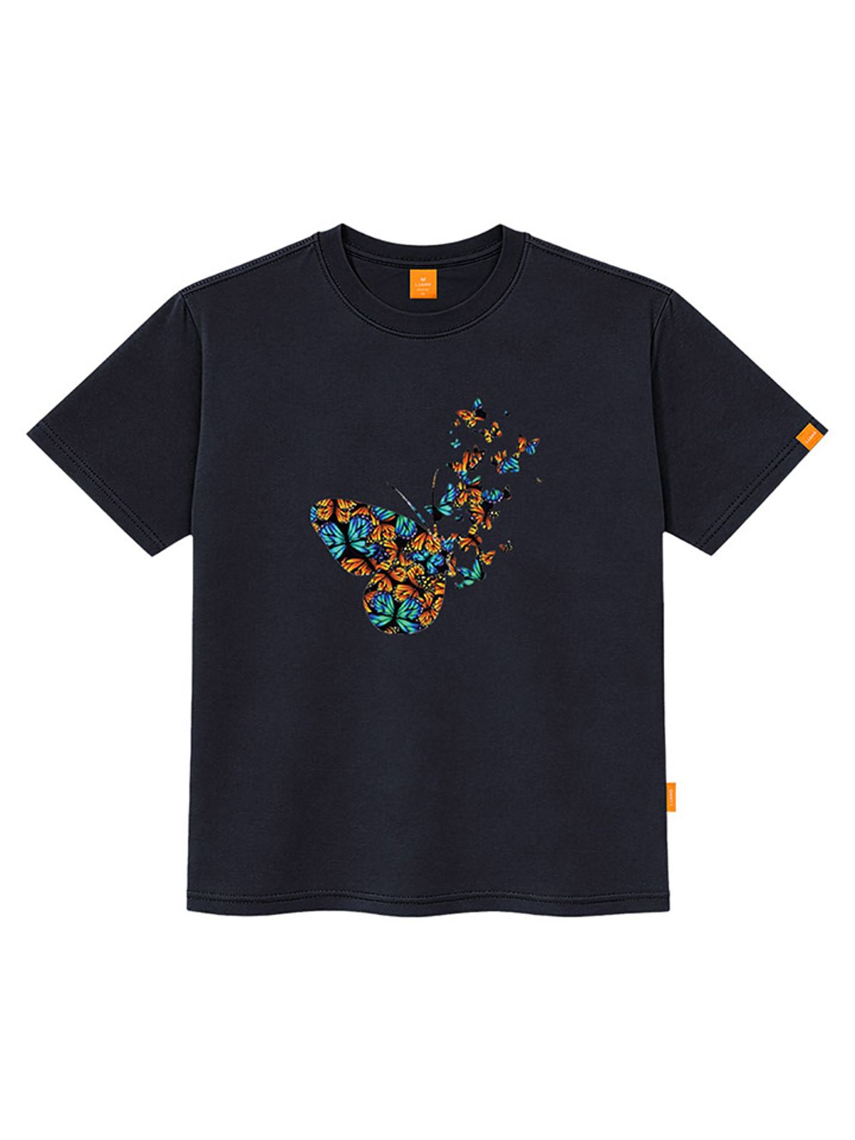 엘라모(LLAMO) 나비 반팔티셔츠 남녀공용 빅사이즈 S~4XL