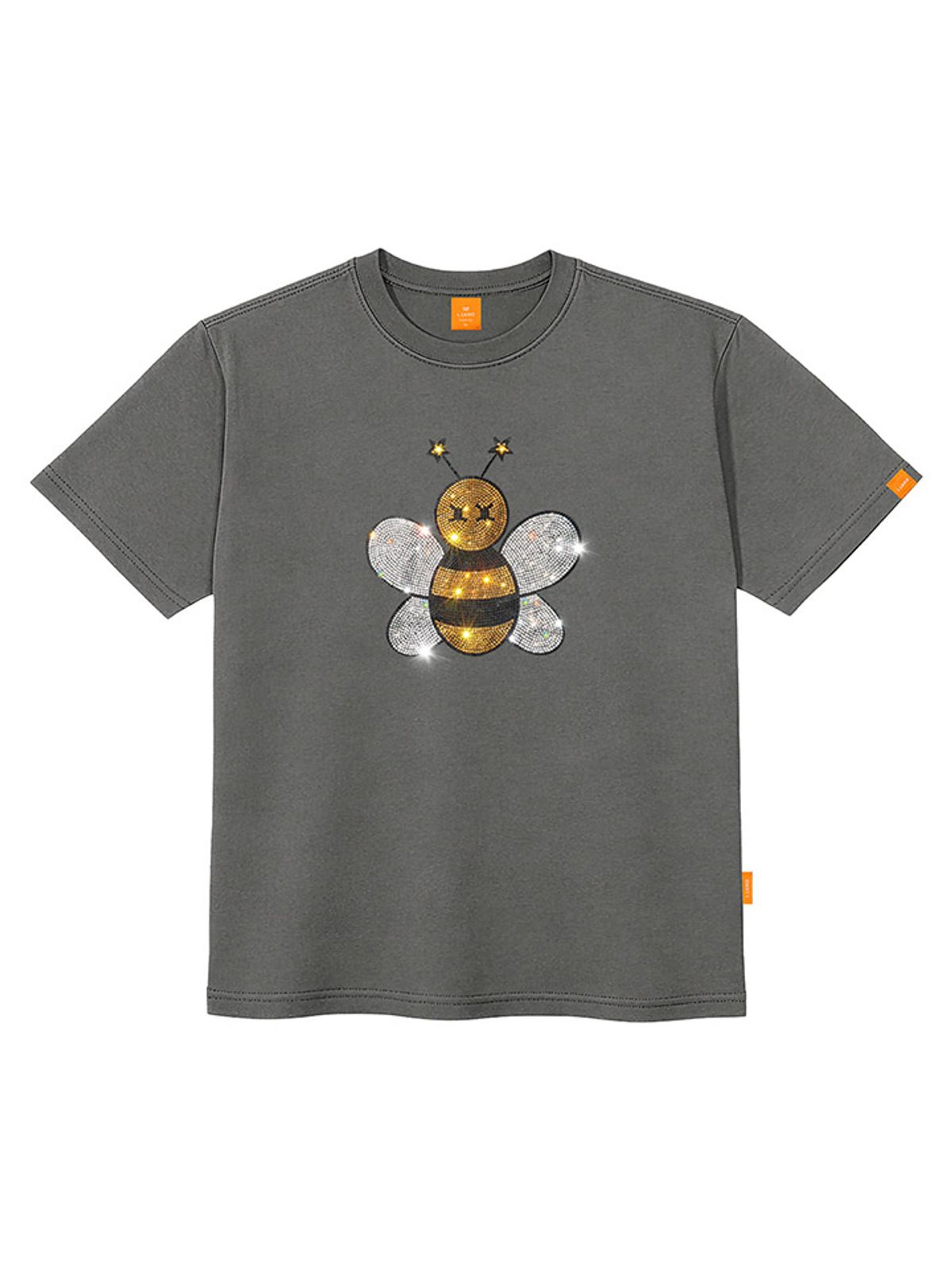 엘라모(LLAMO) 큐빅허니비 반팔티셔츠 남녀공용 빅사이즈 S~4XL