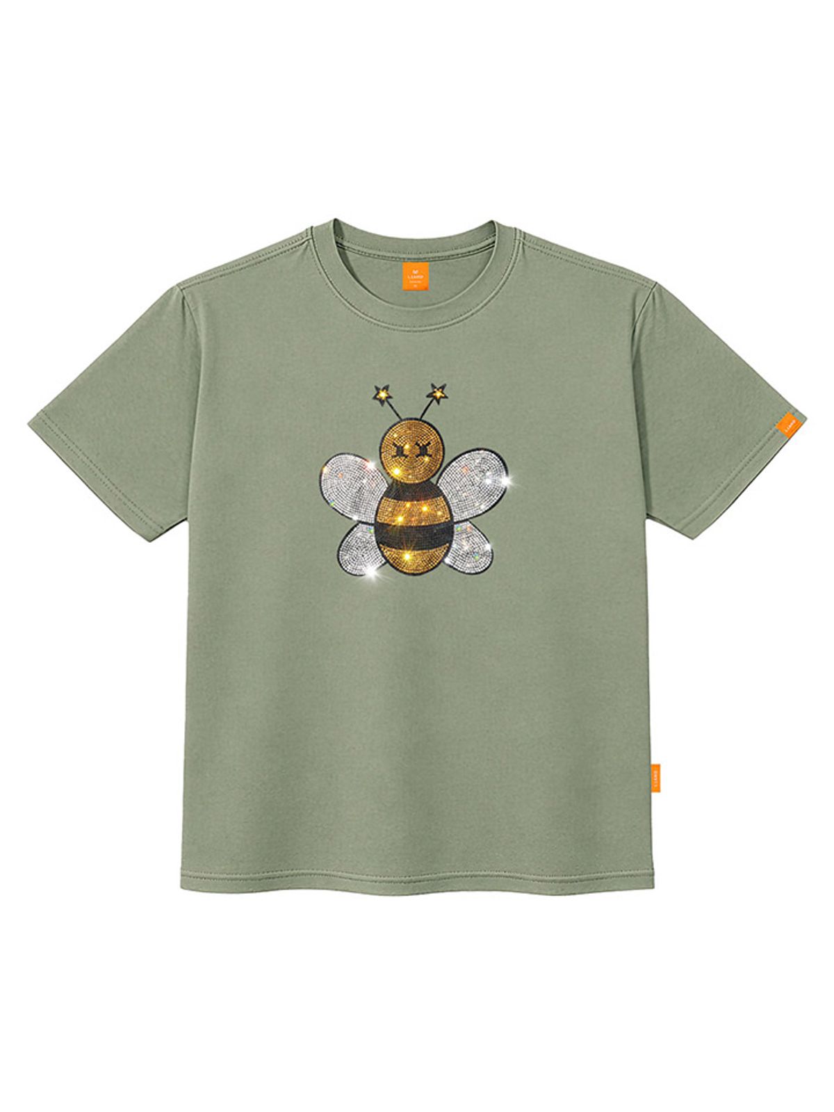 엘라모(LLAMO) 큐빅허니비 반팔티셔츠 남녀공용 빅사이즈 S~4XL