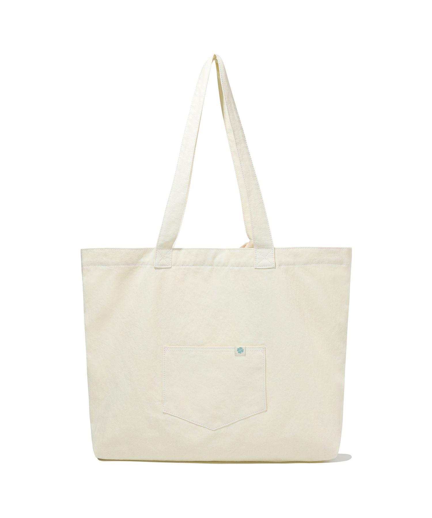 韓国人気ファッション[COVERNAT] CLOVER HEART BIG ECO BAG MUSINSA公式 | COVERNAT WOMAN Clover Heart Big Eco Bag Ivory