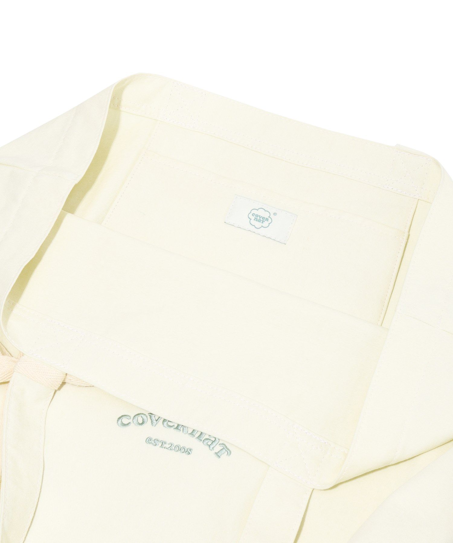 韓国人気ファッション[COVERNAT] CLOVER HEART BIG ECO BAG MUSINSA公式 | COVERNAT WOMAN Clover Heart Big Eco Bag Ivory