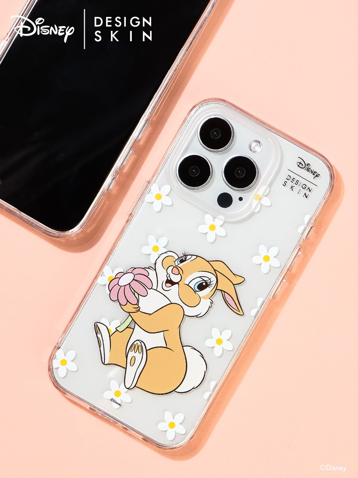 디자인스킨(DESIGNSKIN) 디즈니 클리어 그래픽 케이스-허그 미스버니