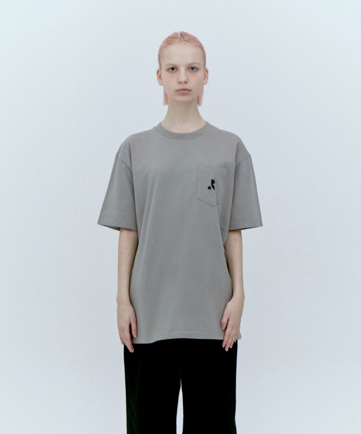 레스트앤레크레이션(REST&RECREATION) POCKET CREWNECK T-SHIRT_KHAKI