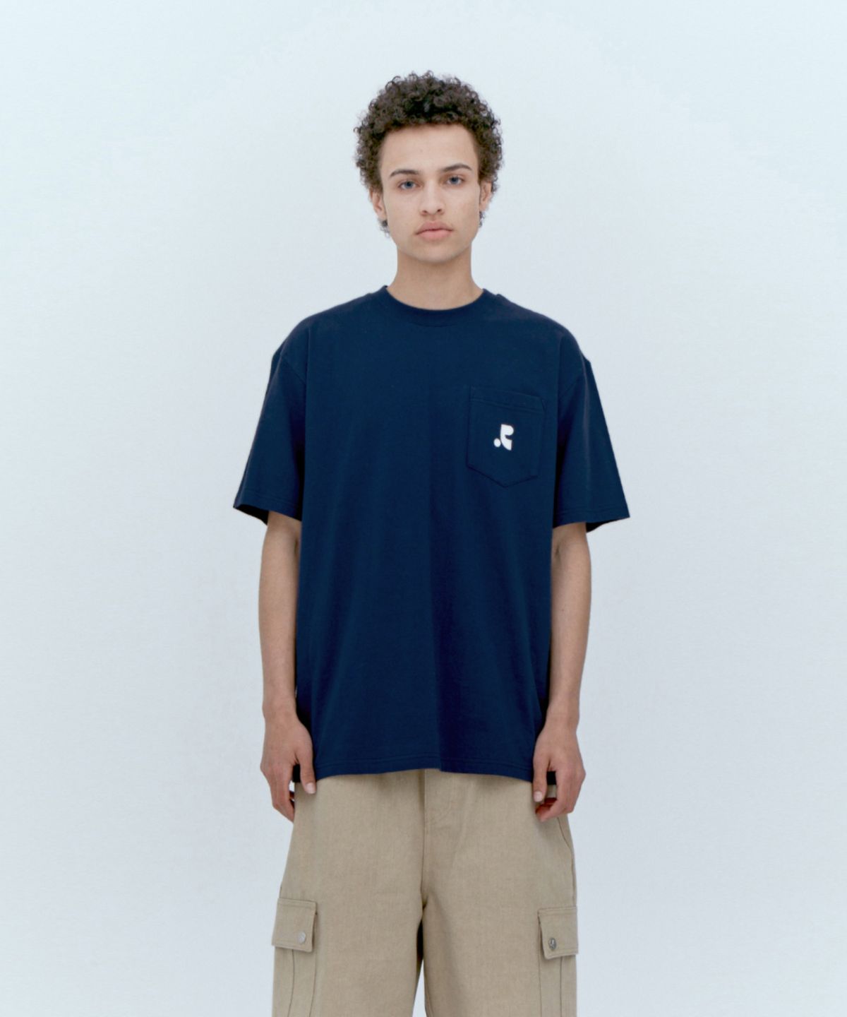 레스트앤레크레이션(REST&RECREATION) POCKET CREWNECK T-SHIRT_NAVY