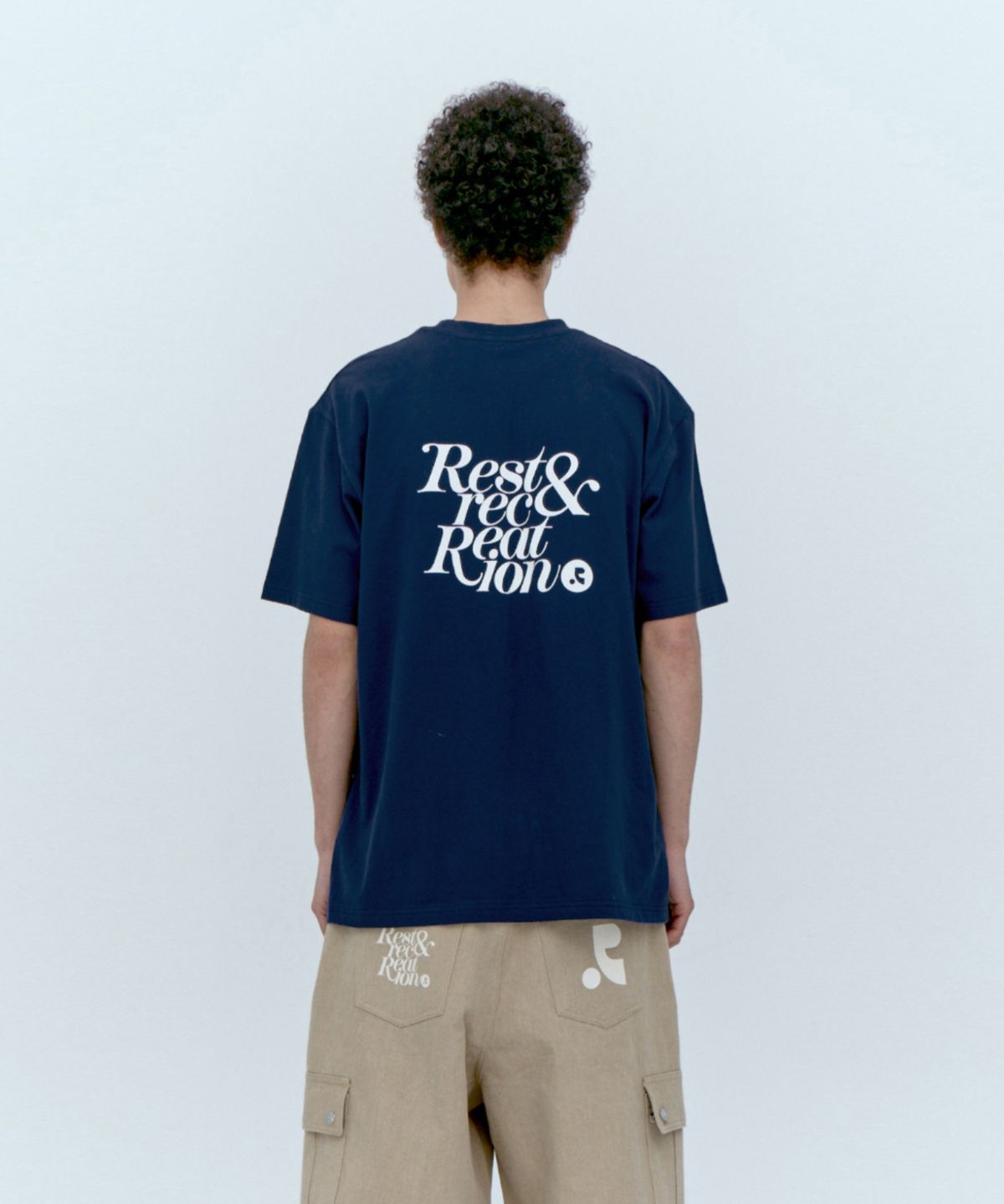 레스트앤레크레이션(REST&RECREATION) POCKET CREWNECK T-SHIRT_NAVY