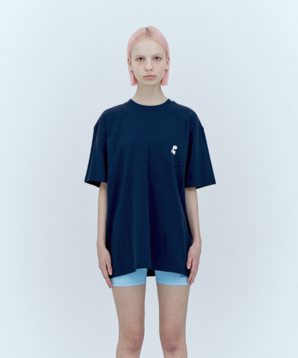 레스트앤레크레이션(REST&RECREATION) POCKET CREWNECK T-SHIRT_NAVY