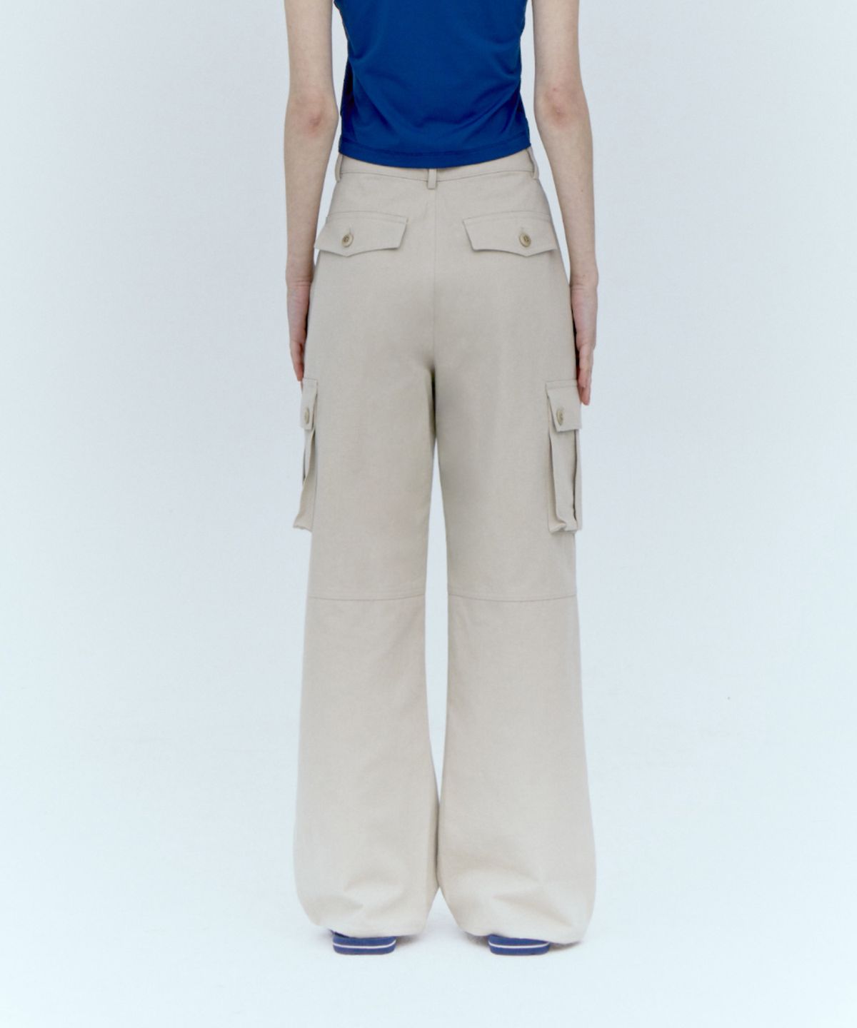 레스트앤레크레이션(REST&RECREATION) COTTON CARGO PANTS_BEIGE