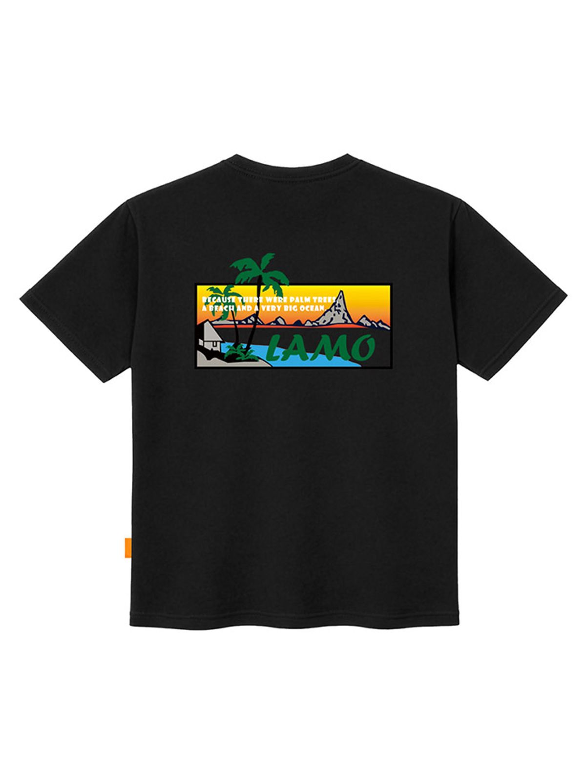 엘라모(LLAMO) 썸머팜트리 반팔티셔츠 남녀공용 빅사이즈 S~4XL