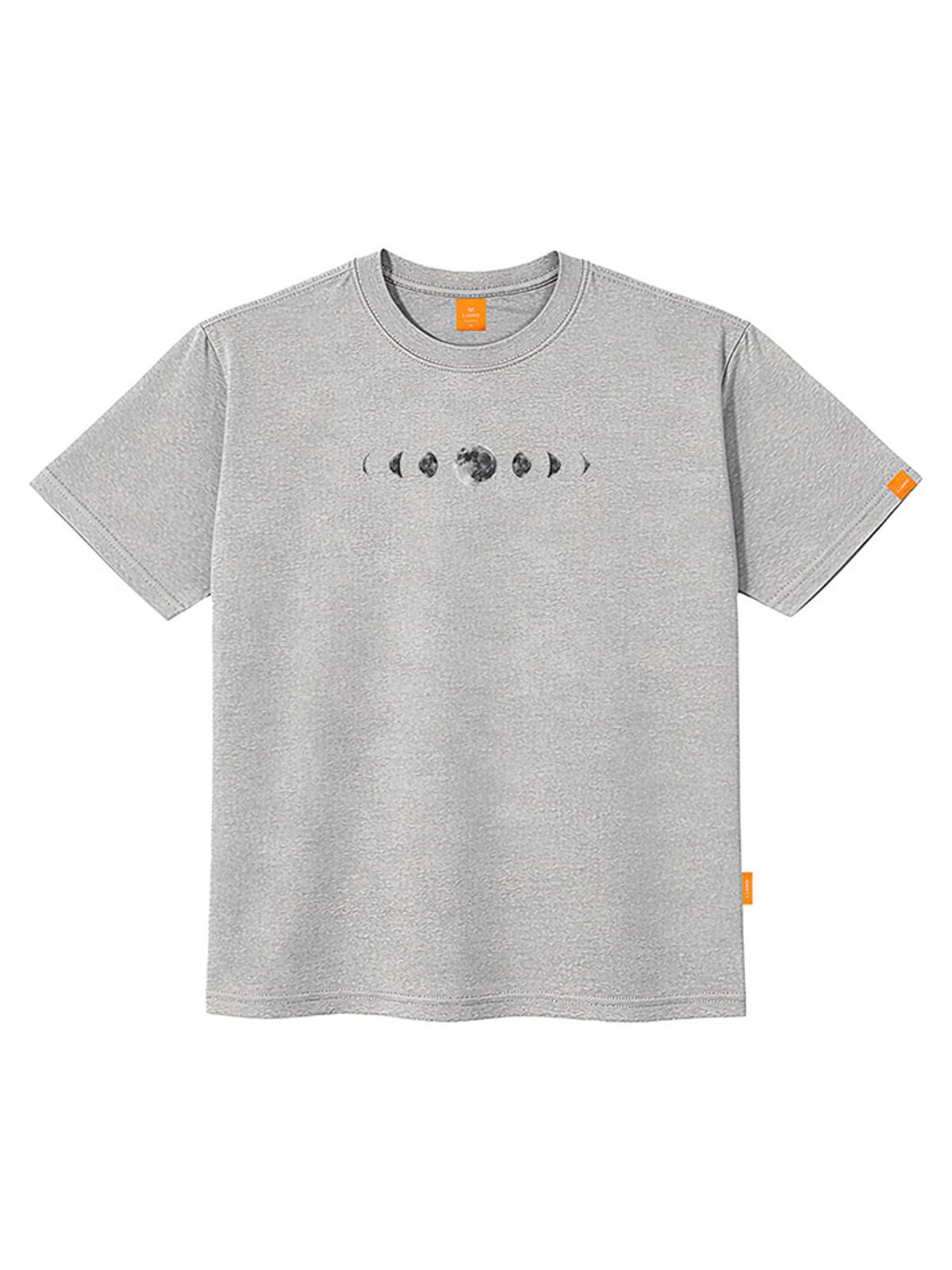 엘라모(LLAMO) 문페이즈 반팔티셔츠 남녀공용 빅사이즈 S~4XL