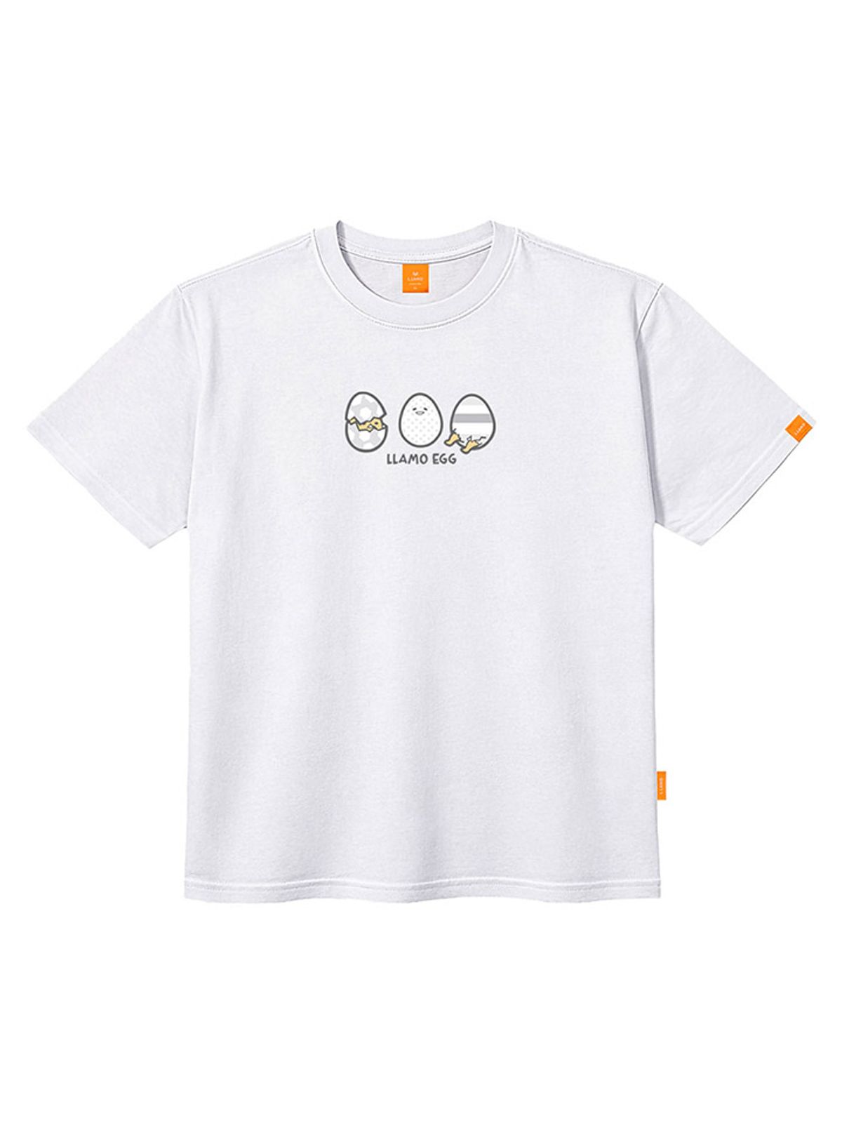 엘라모(LLAMO) 라모에그 반팔티셔츠 남녀공용 빅사이즈 S~4XL