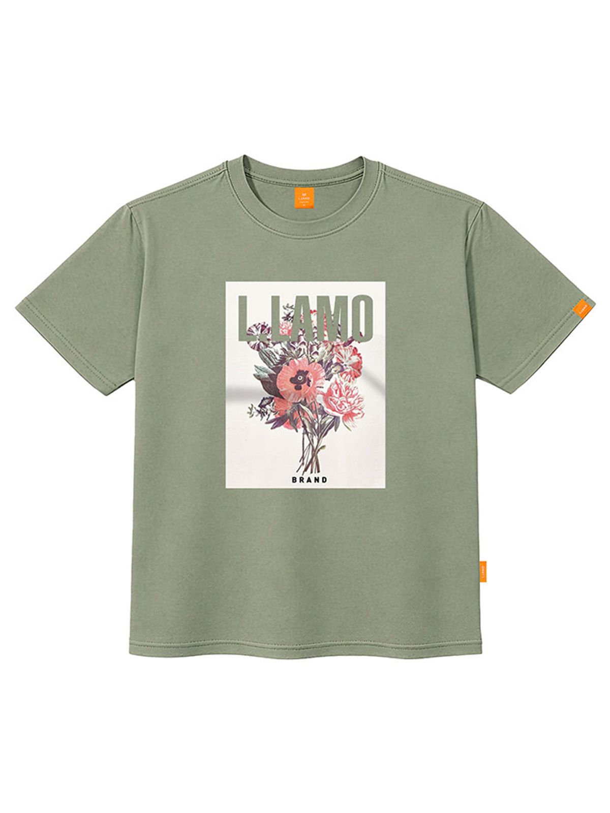 엘라모(LLAMO) 엘라모NO5 반팔티셔츠 남녀공용 빅사이즈 S~4XL