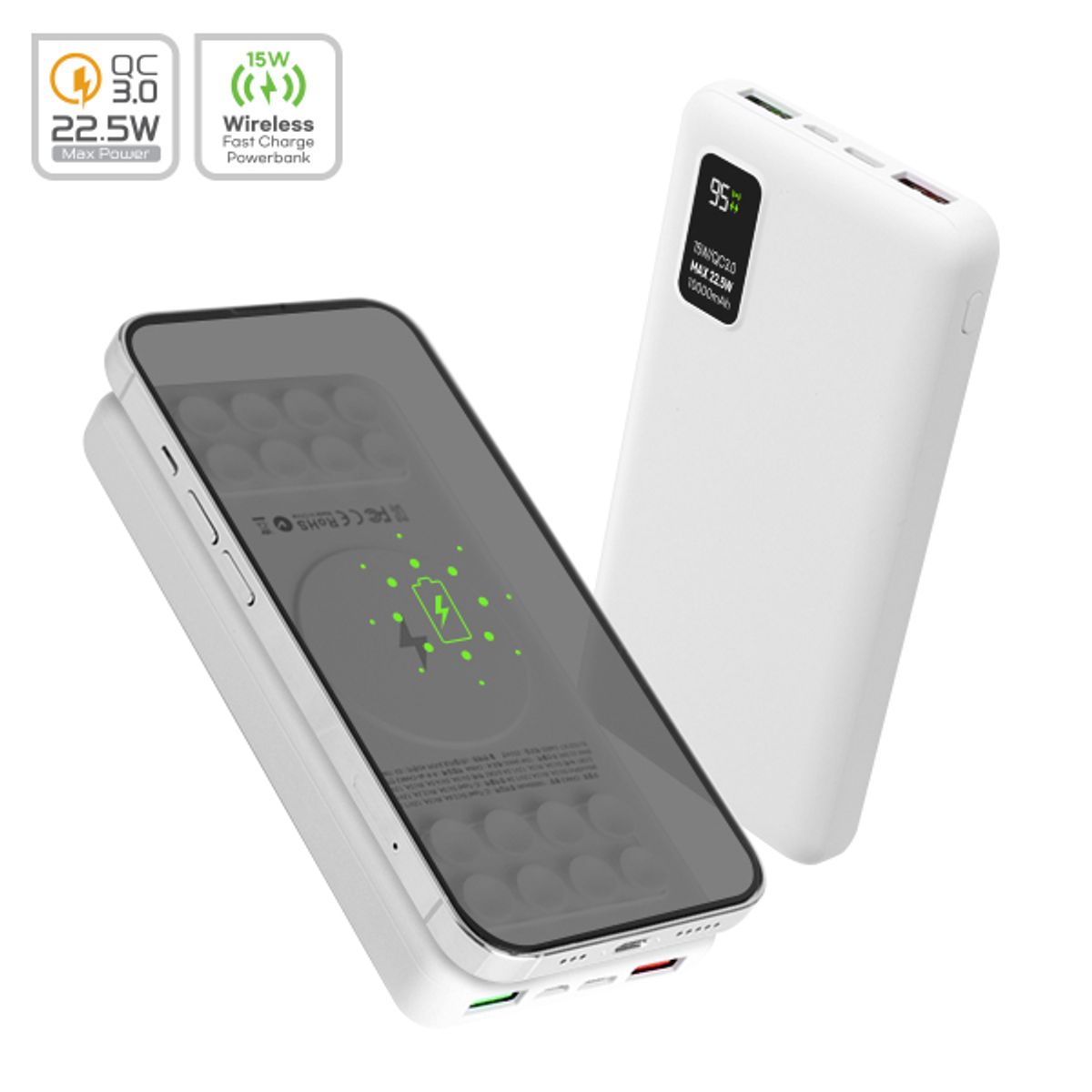 알리오(ALIO) 3세대 흡착식 CHAK3 무선충전보조배터리(10,000mAh)
