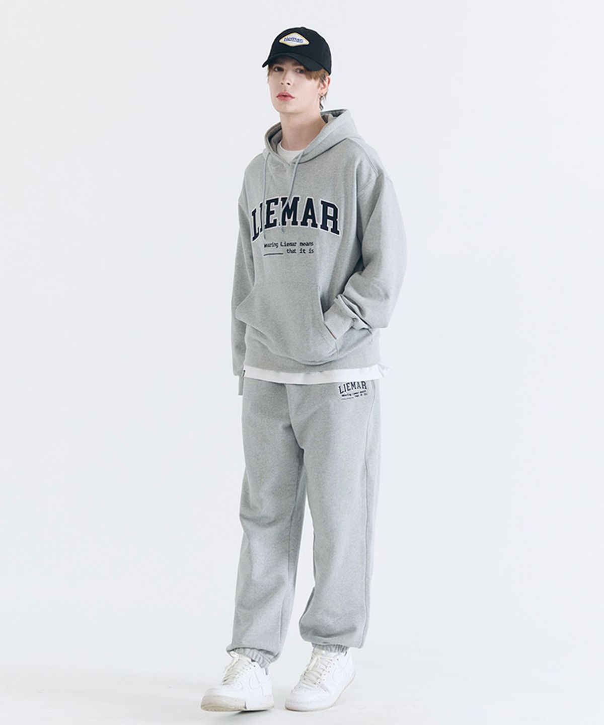 리에마르(LIEMAR) 시그니처 리에마르 후드 그레이