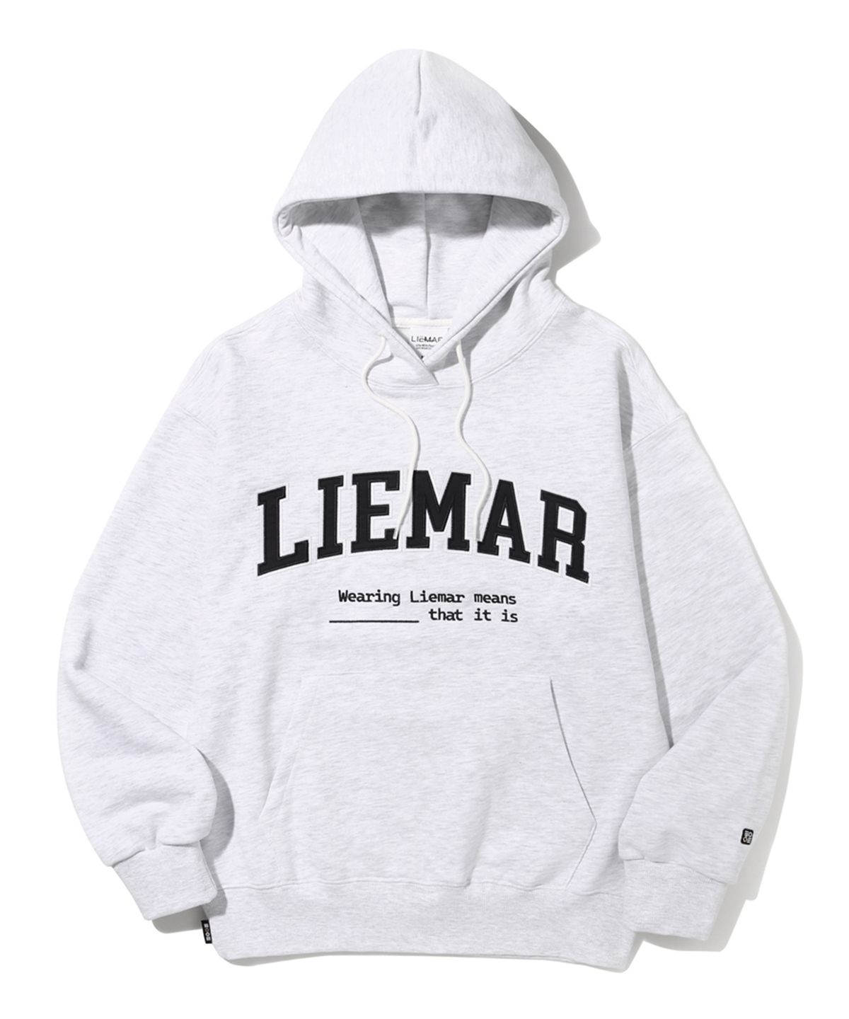 리에마르(LIEMAR) 시그니처 리에마르 후드 화이트멜란지
