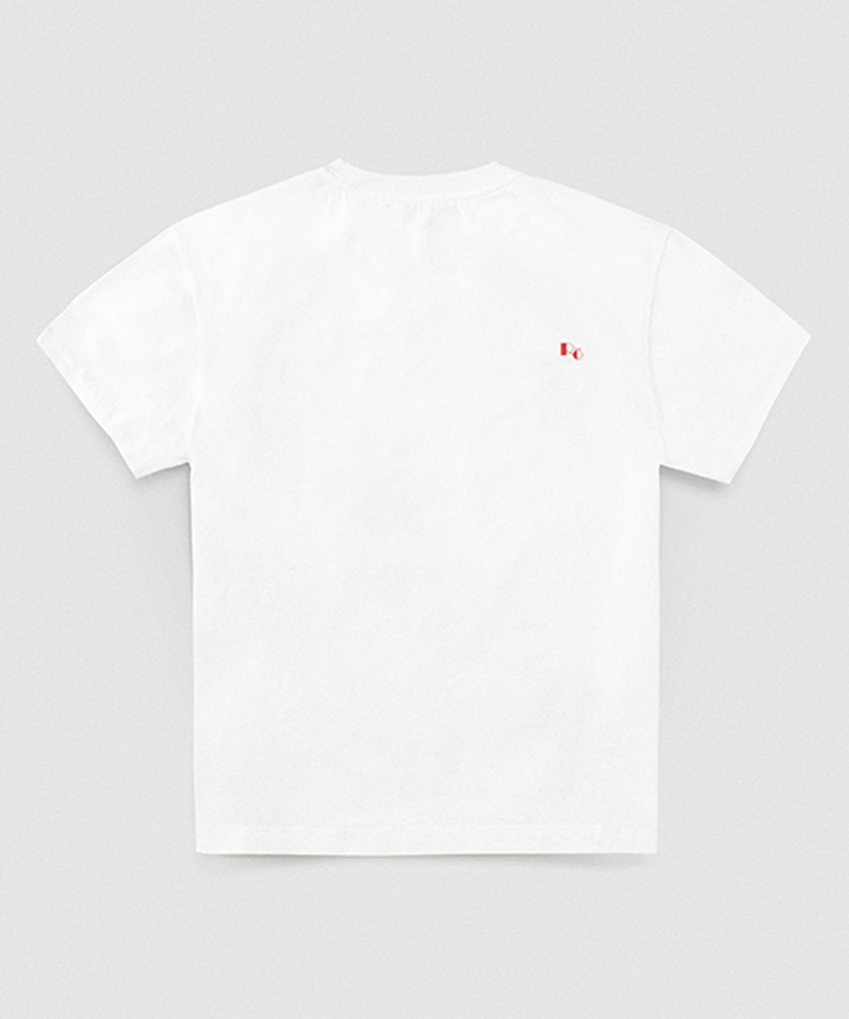뢰브(ROVVE) Logo Point T-shirt (White)