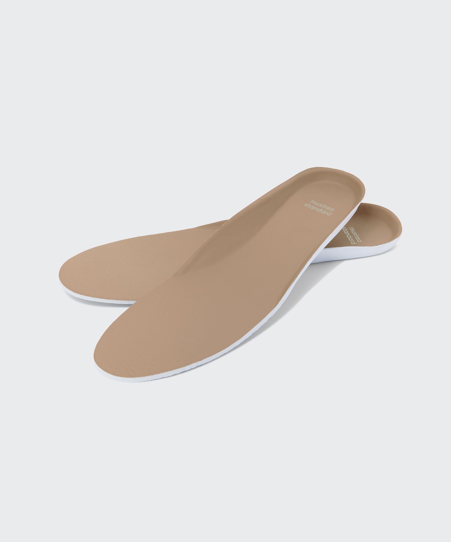 MUSINSA | MUSINSA STANDARD Leather Coat Sneakers Mark 2 [Beige]
