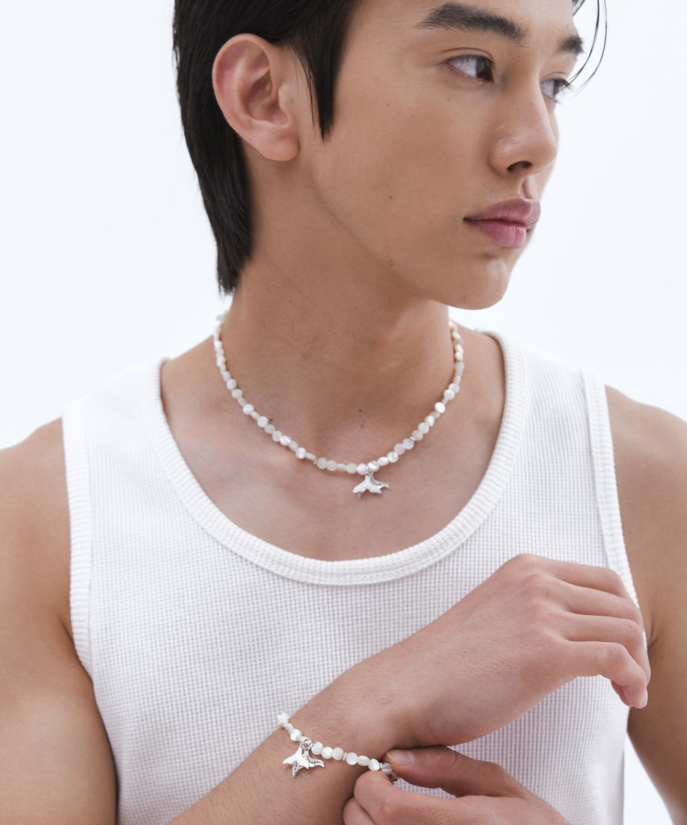 트립르센스(TRIP LE SENS) [SET]925 실버 펄 코인 세트_펄 화이트 - 후기 | 무신사