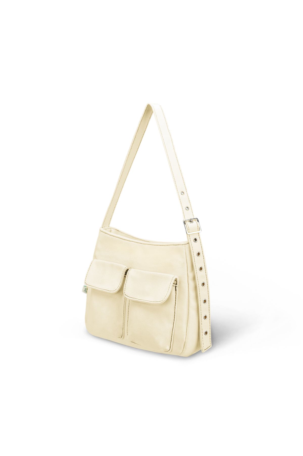 굿토드즈(GOODTOTES) Oversized Cargo Sling Bag Ivory