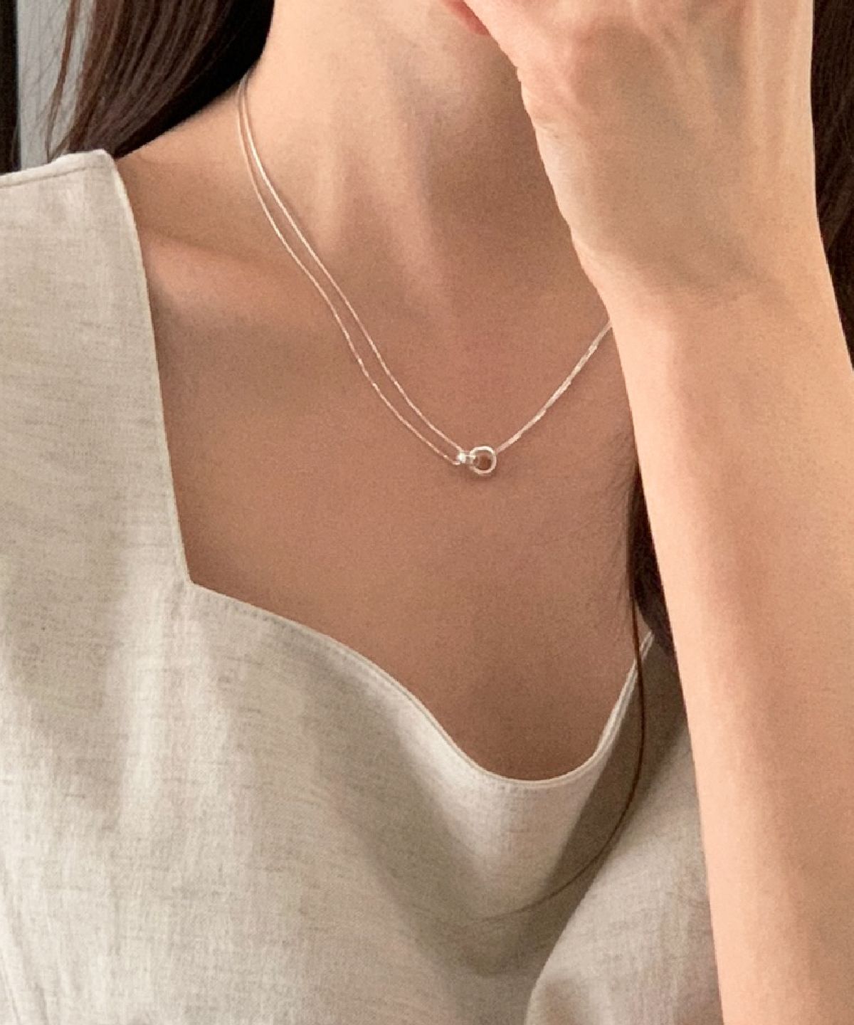 바라두(BARADU) [BARADU 925] Day by day necklace