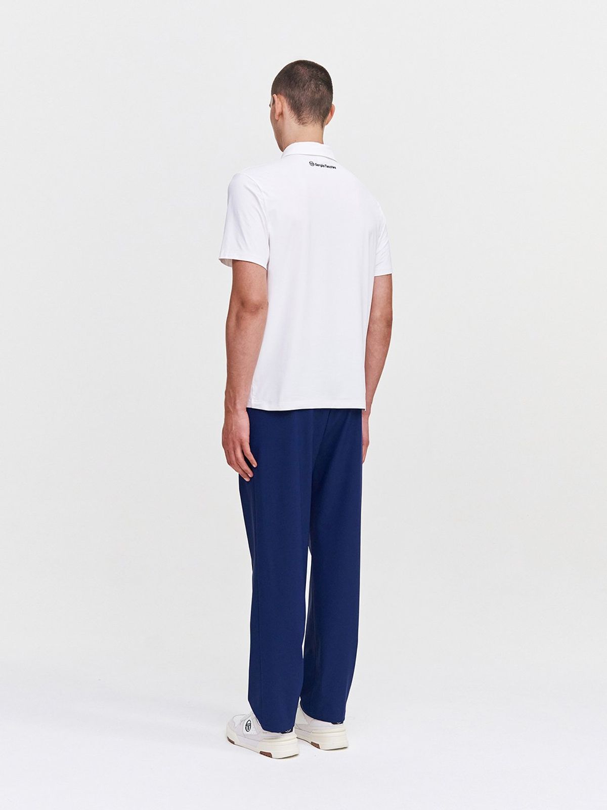 세르지오 타키니(SERGIO TACCHINI) M 에센셜 나일론스판 반팔 폴로 (White)