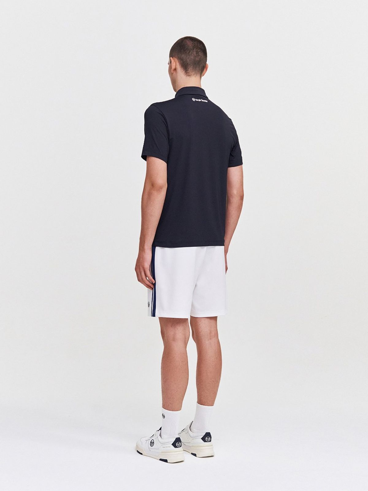 세르지오 타키니(SERGIO TACCHINI) M 에센셜 나일론스판 반팔 폴로 (Black)