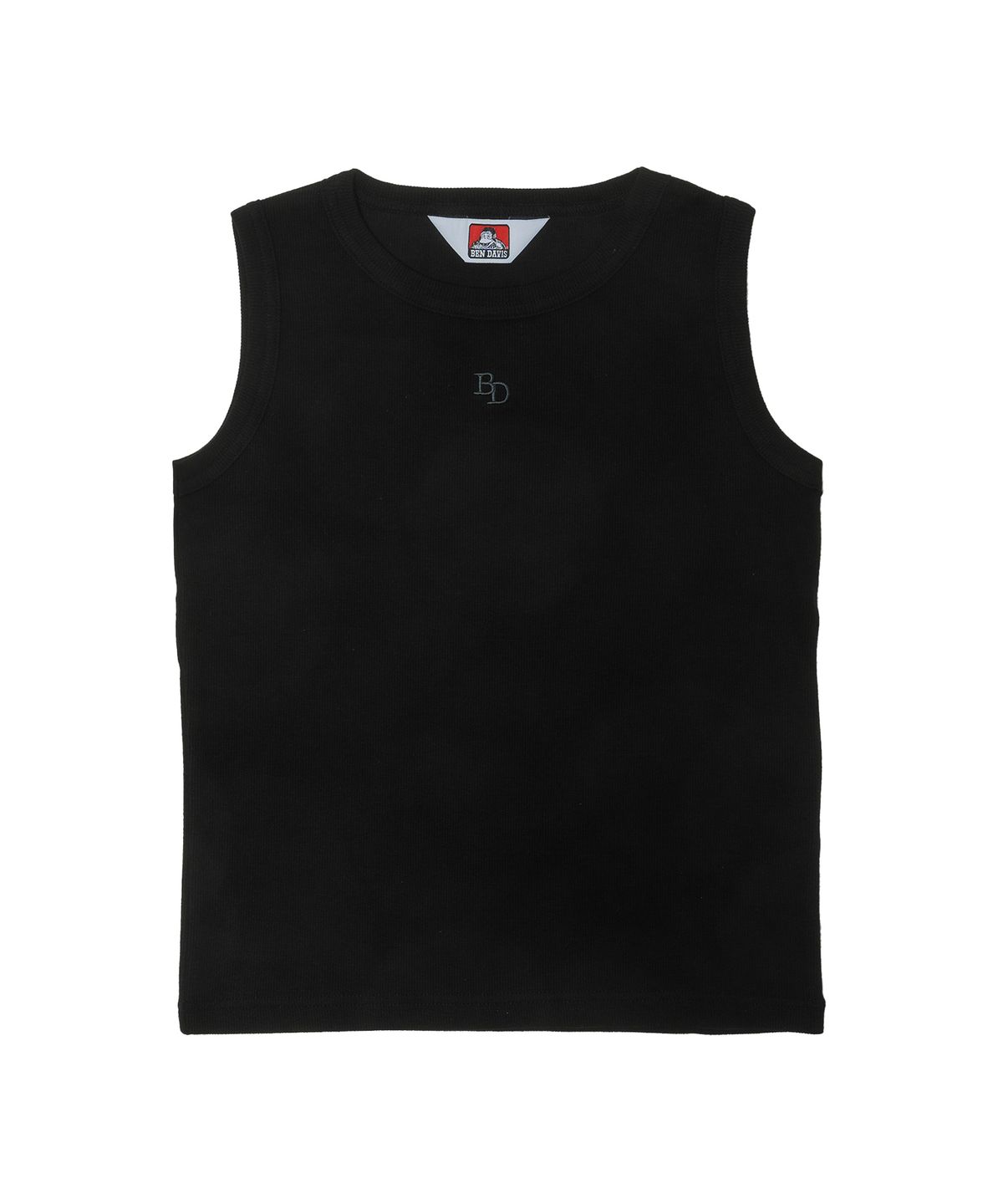 벤 데이비스(BEN DAVIS) ORIGINAL RIB EMBRO TANKTOP WHITE