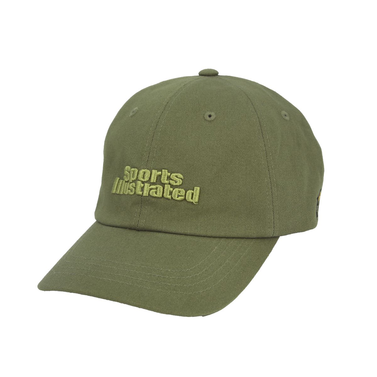 스포츠 일러스트레이티드(SPORTS ILLUSTRATED) CYCLING STACKED LOGO BALL CAP (KHAKI)